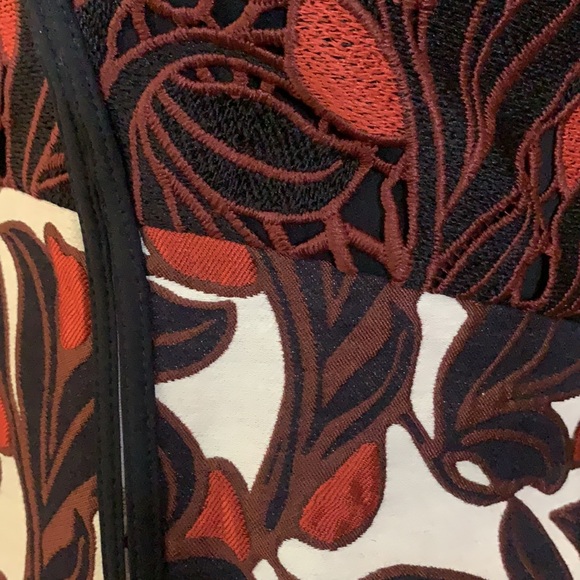 Ann Taylor Floral Tapestry Dress.  Sz 0 - Picture 5 of 5